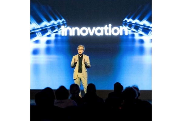 Image Speaker at conference.